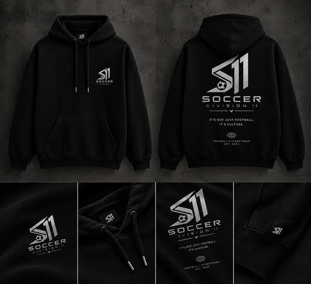 Sudadera S11 Black